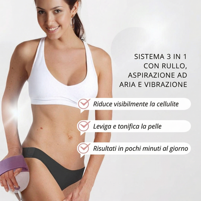 Dispositivo Professionale Modellante e Anticellulite 3-in-1